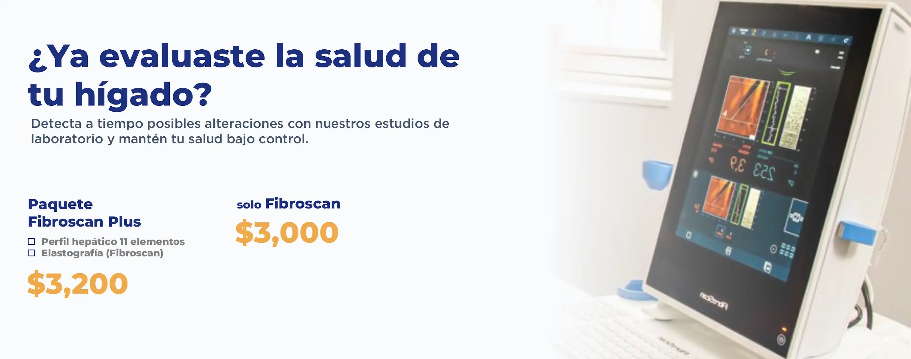 Equipamiento FibroScan