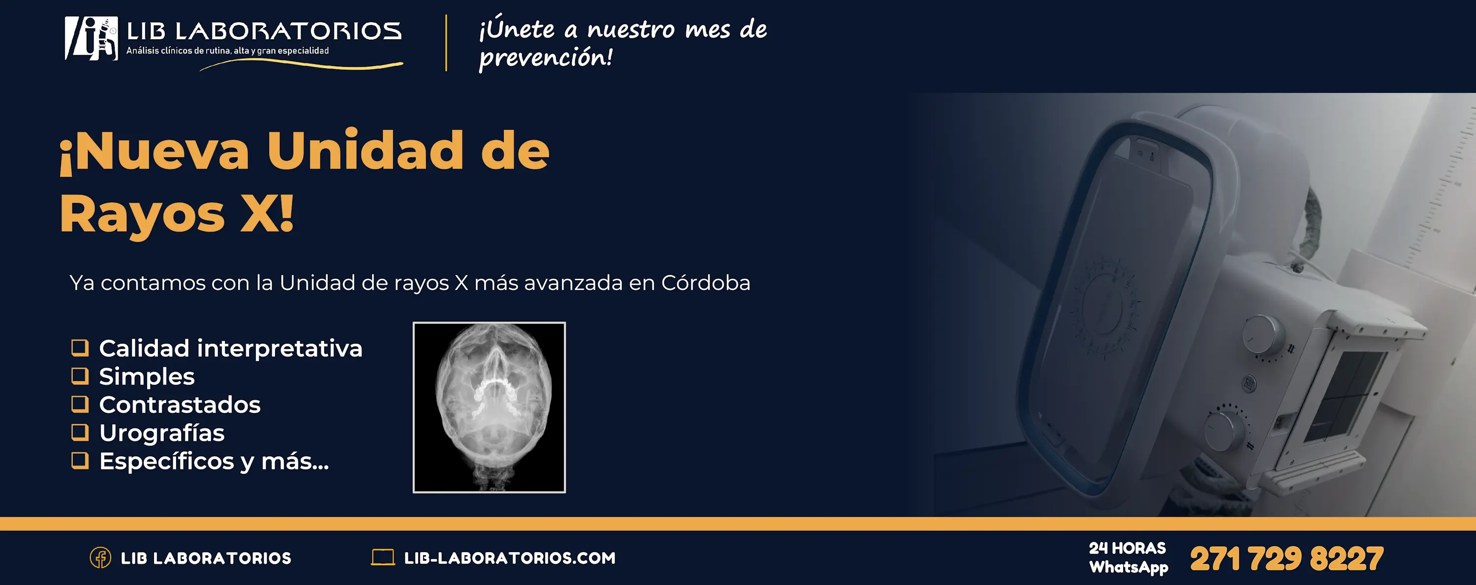 Nueva unidad de rayos X