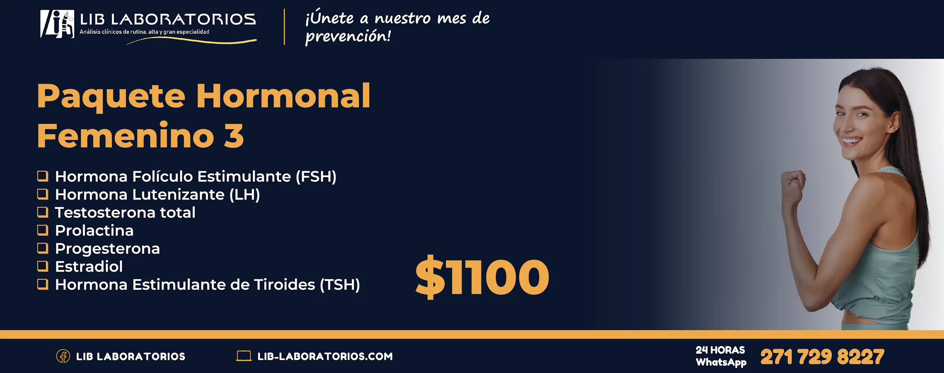 Paquete hormonal femenino 3